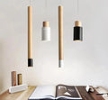 Ambrose - Modern Nordic Long Hanging Wood Light