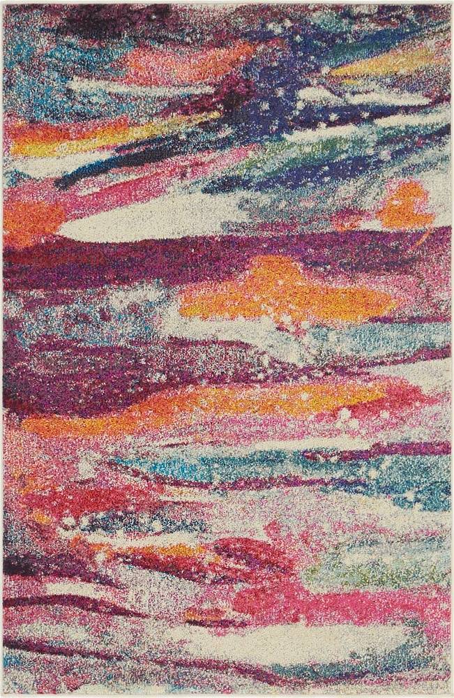 Zackery - Color Splash Faded Multi-Color Rug