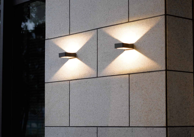 Trio Reno Aplique de pared exterior LED de aluminio antracita 220760142