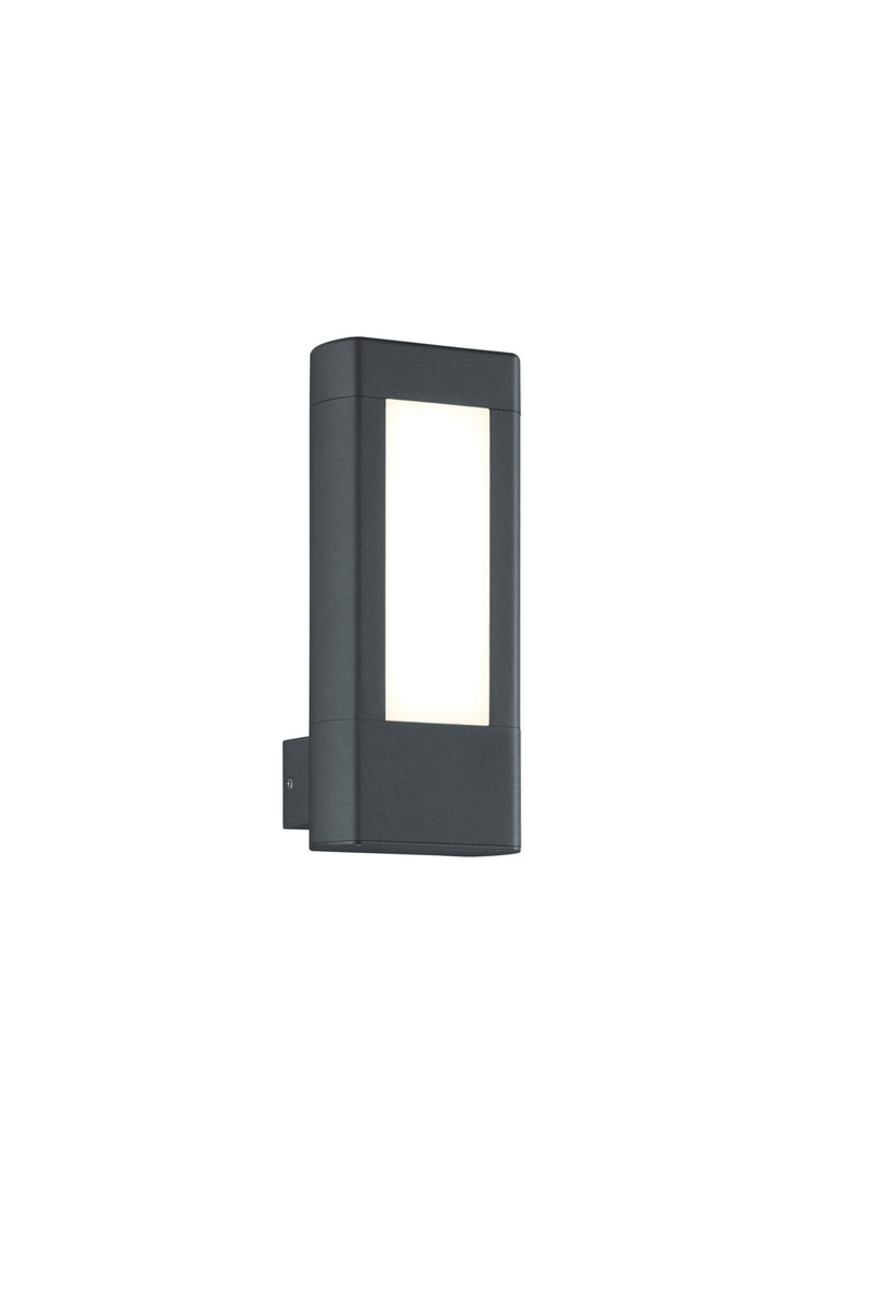 Trio Rhine Aplique de pared exterior LED de aluminio antracita 221660242