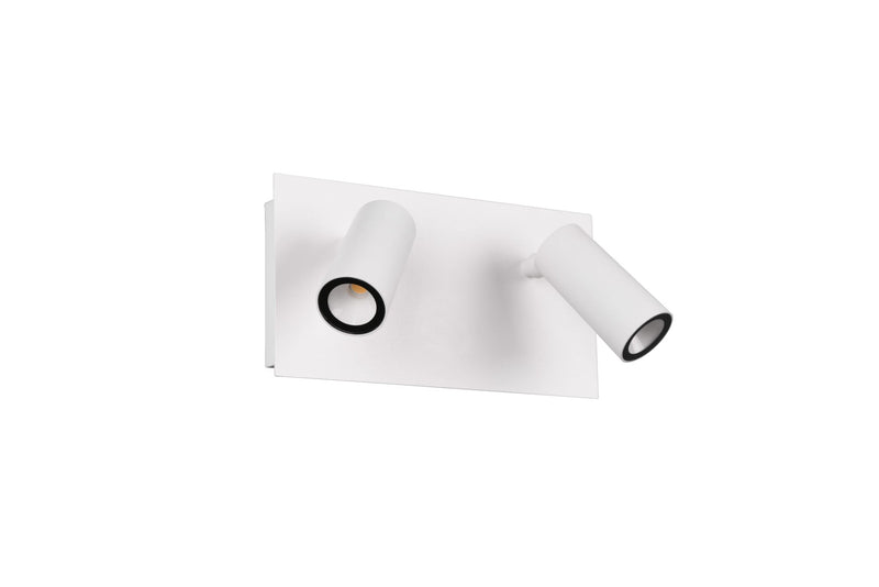 Trio Tunga Aplique de pared exterior LED de aluminio estera blanca 222960231