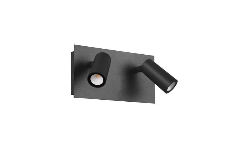 Trio Tunga Aplique de pared exterior LED de aluminio antracita 222960242