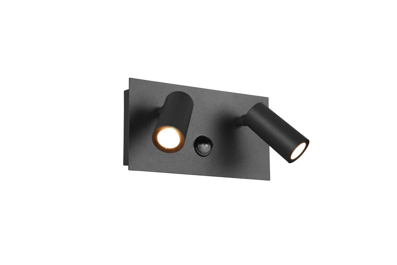 Trio Tunga Aplique de pared LED de aluminio antracita 222969242