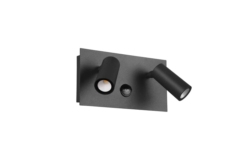 Trio Tunga Aplique de pared LED de aluminio antracita 222969242