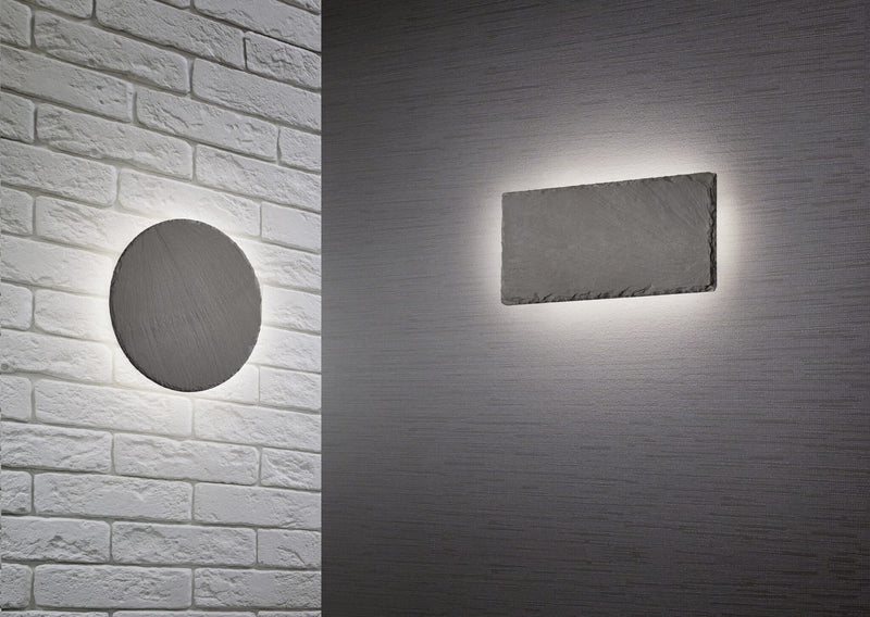 Trio Raven Aplique de pared LED de pizarra negro 224210102