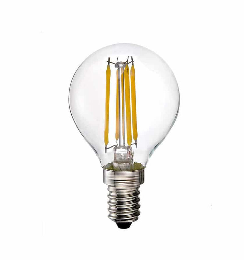 EB BOMBILLA ESFERICA FILAMENTO LED E14 2W  2000K LUZ CALIDA 2601935