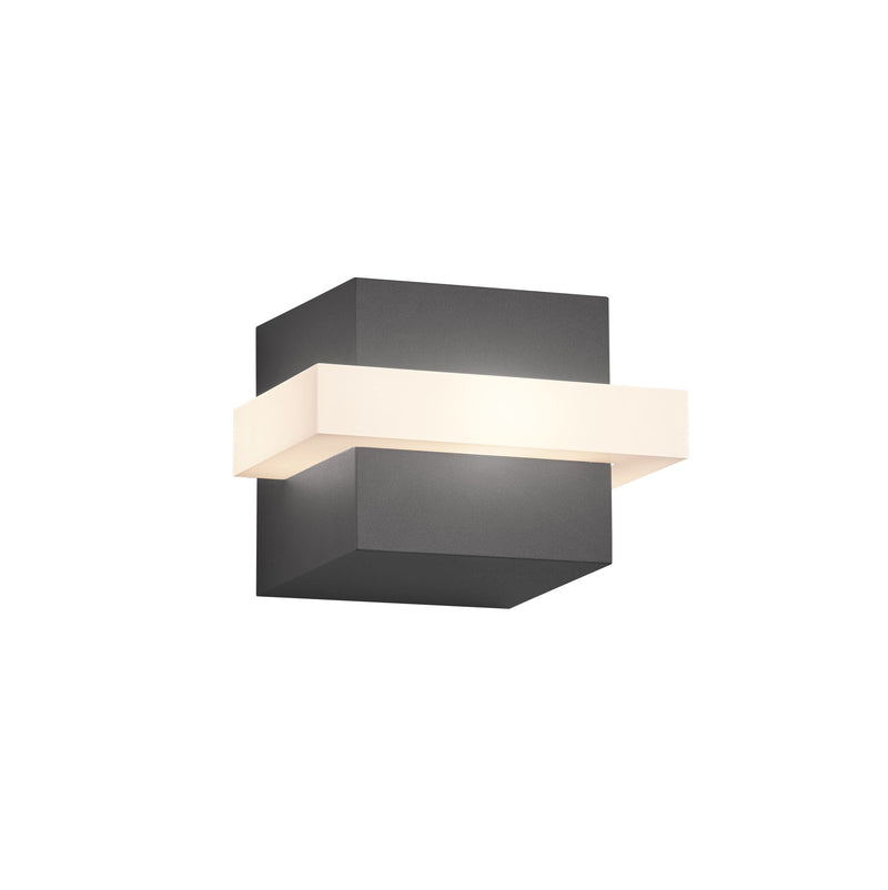 Trio Mitchell Aplique de pared exterior LED de aluminio antracita 273360142