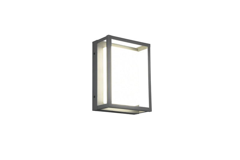 Trio Witham Aplique de pared exterior LED de metal antracita 277860142