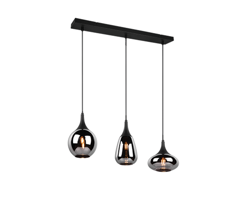 Trio Lumina colgante negro 317000332