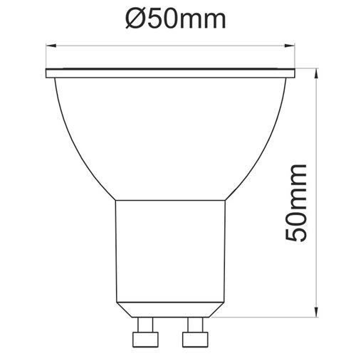 Beneito & Faure Dicroica 4017 Bombilla LED 6W Dicroica GU10 60º Fría 4000K