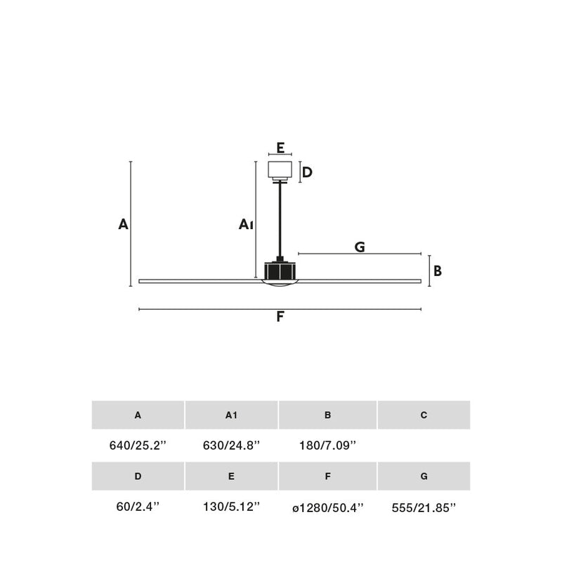 Faro JUST FAN M Ventilador blanco/madera clara DC 32110