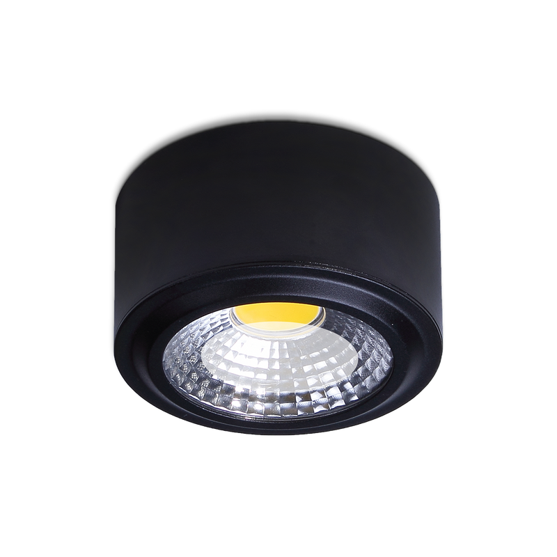 ACB Studio Plafón 3235/9 Negro, LED 8W 3000K 755lm, CRI90 CL.I, LED integrado P32350N