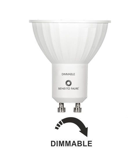 Beneito & Faure Dicroica 4229 Bombilla Dicroica LED 6W Dimable GU10 Blanca 120º