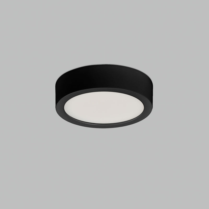 ACB Kore Plafón 3435/9 Negro Texturado, LED 6W 3000K 420lm, CRI90 CL.II, LED integrado P3435100N