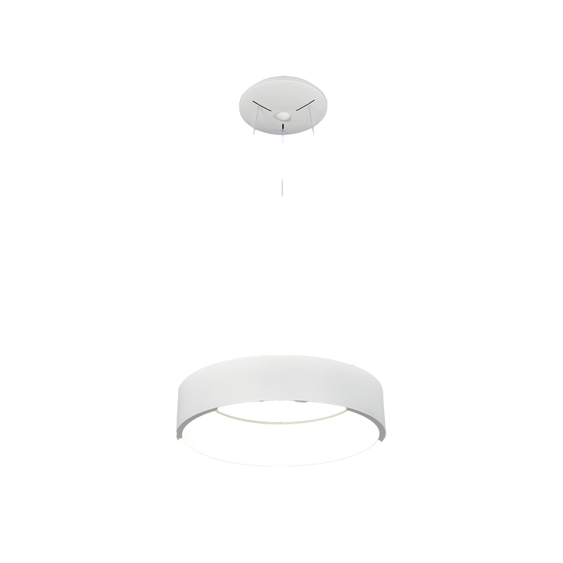 ACB Dilga Colgante 3450/45 Blanco texturado, LED 27W 2100lm, CRI90 CL.I, LED integrado, Kelvin 2700K-3000K Slide Switch C3450170B