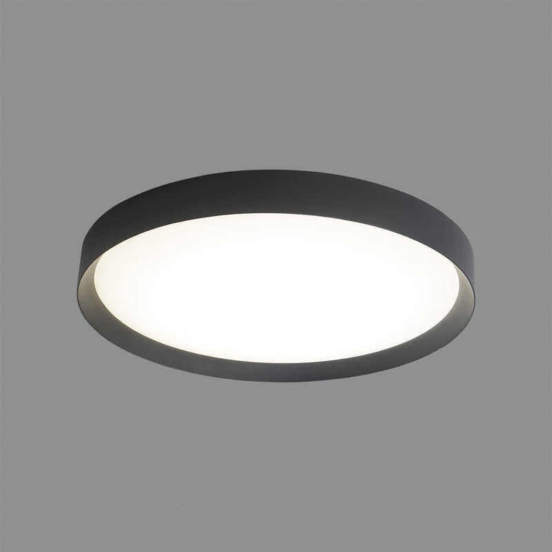 ACB Minsk Plafón 3758/60 Negro Texturado, LED 42W 3000K 3208lm, CRI90 CL.I, LED integrado P375860N