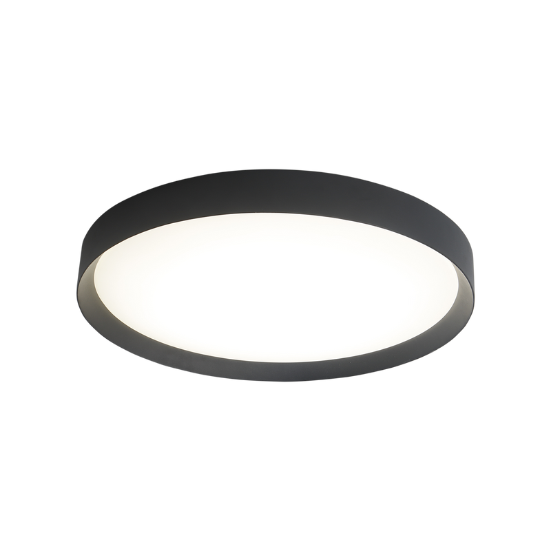 ACB Minsk Plafón 3758/40 Negro Texturado, LED 22W 4000K 1460lm, CRI90 CL.I, LED integrado, Casambi P375841NCA