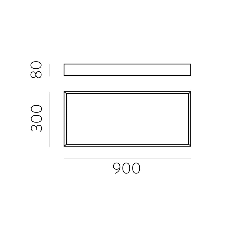 ACB Munich Plafón 3759/90 Negro Texturado, LED 36W 3000K 2748lm, CRI90 CL.I, LED integrado P375990N