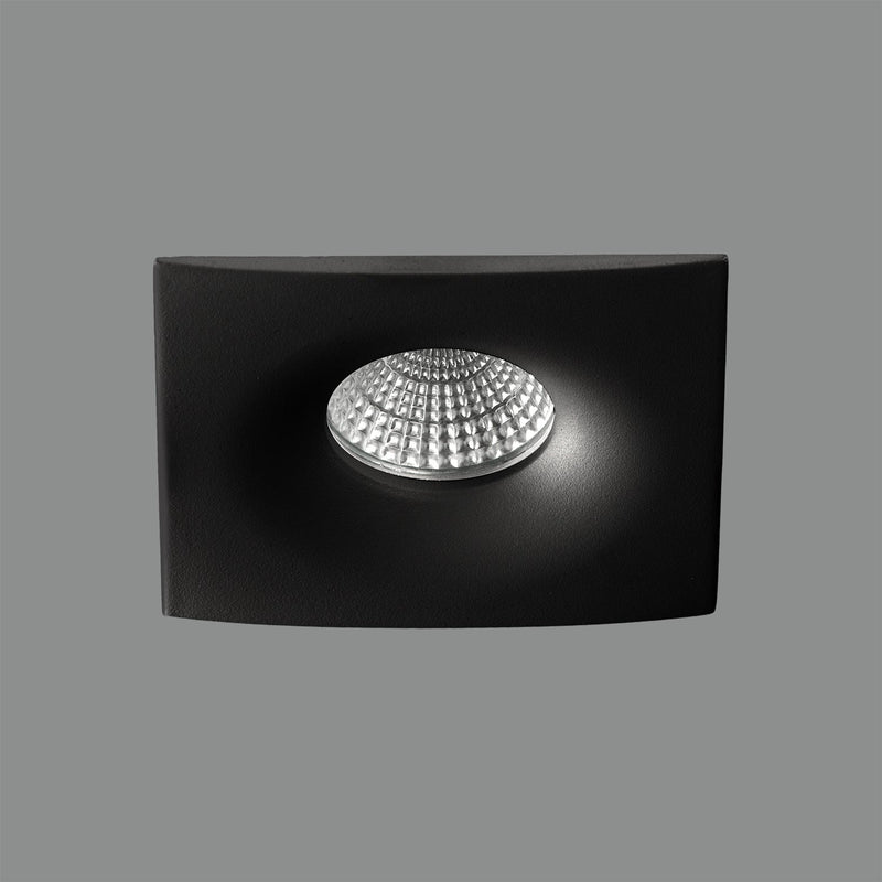 ACB Doro Empotrable 3789/10 Negro texturado, LED GU10 8W, CL.II E37890N