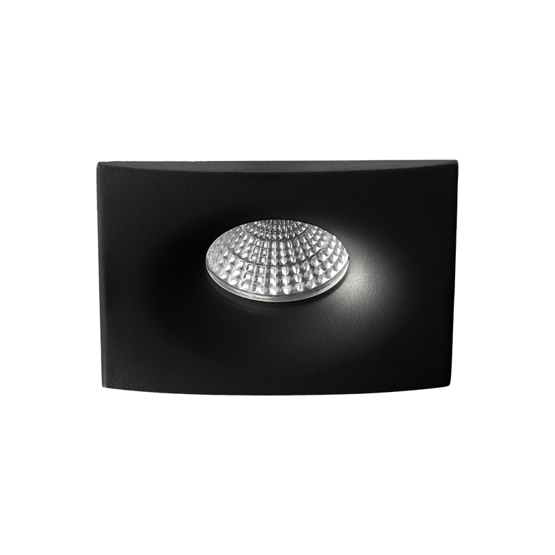 ACB Doro Empotrable 3789/10 Negro texturado, LED GU10 8W, CL.II E37890N