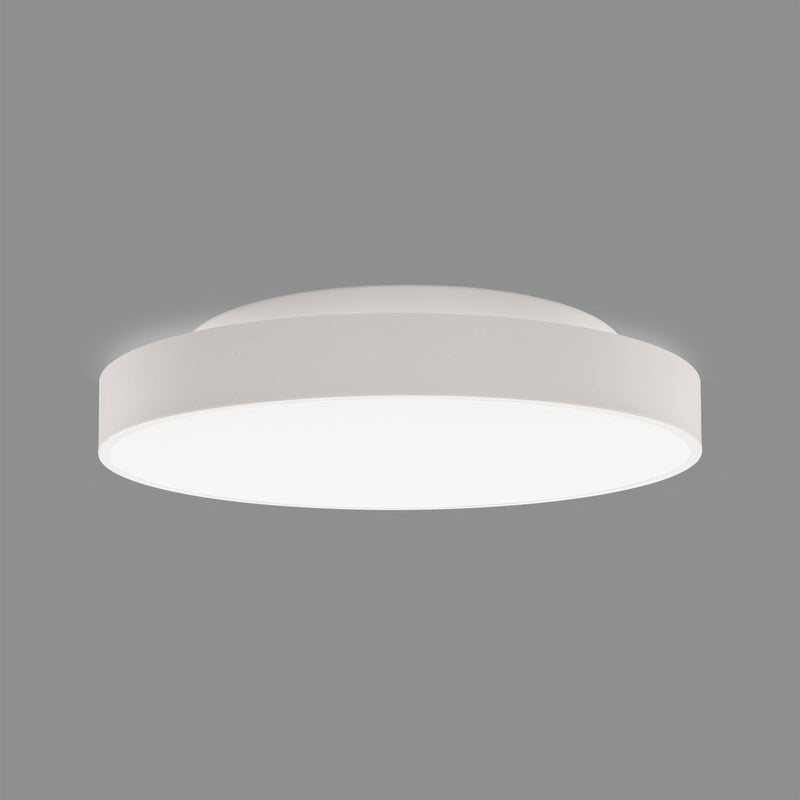 ACB Lisboa Plafón 3851/60 Blanco Texturado, LED 60W 3000K 5490lm + 8W 3000K 735lm, CRI90 CL.I, LED integrado P385160B