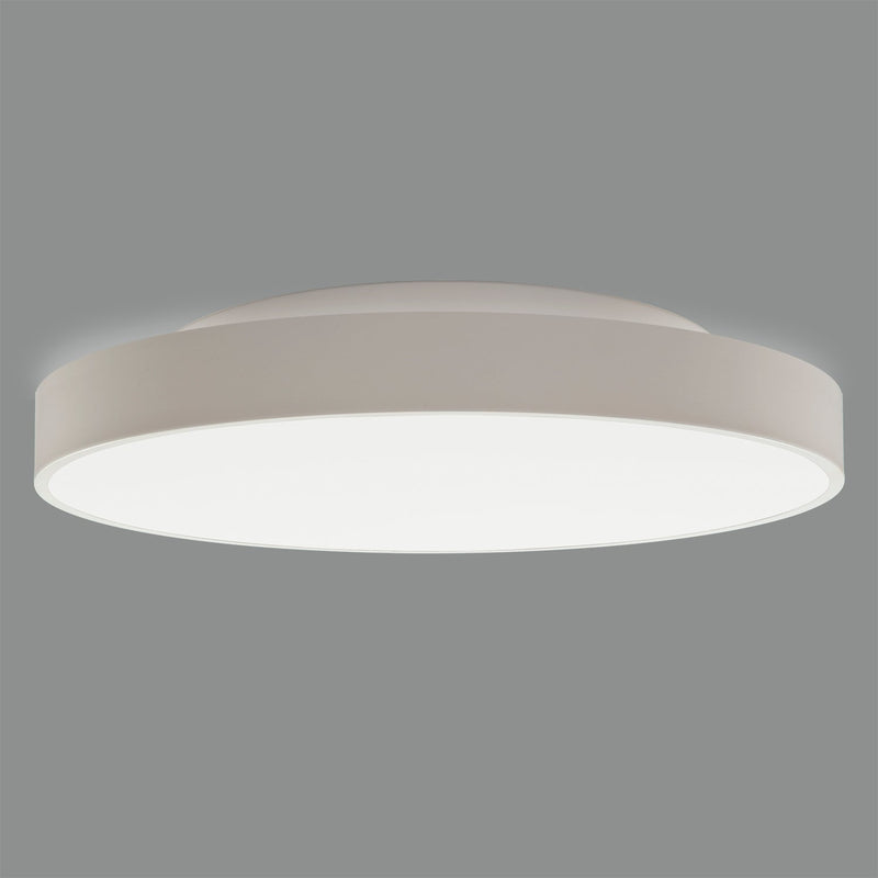 ACB Lisboa Plafón 3851/80 Blanco Texturado, LED 80W 3000K 7320lm + 12W 3000K 915lm, CRI90 CL.I, LED integrado P385180B