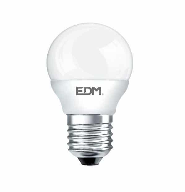 Elektro3 BOMBILLA ESFERICA LED E27 7W 600 LM 4000K LUZ DIA EDM