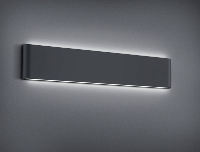 Trio Thames Ii Aplique de pared exterior LED de aluminio antracita 226460242