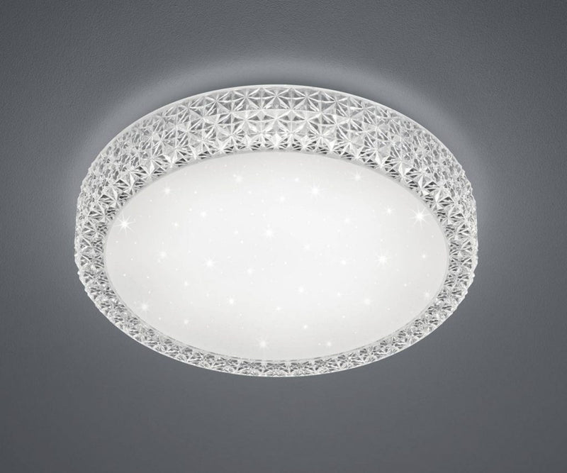 Trio Pegasus Plafón LED de acrílico blanco R62423100