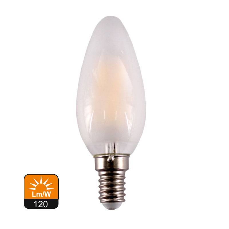 RSR 0344M Bombilla Led Vela Mate E14 4W  4000K