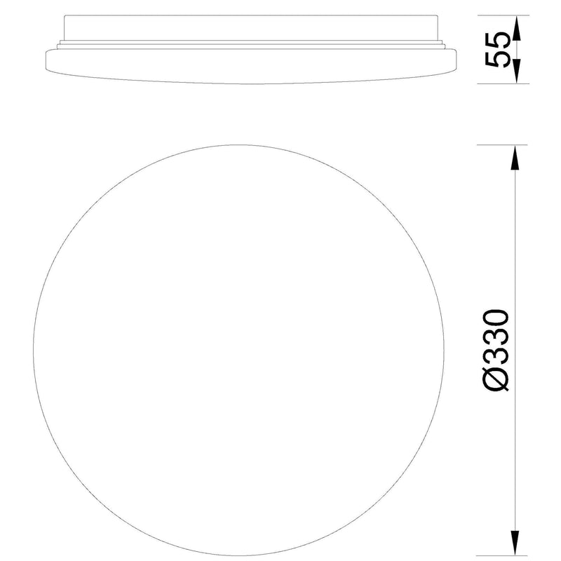 Mantra Zero Smart Plafón LED blanco 33cm 5948