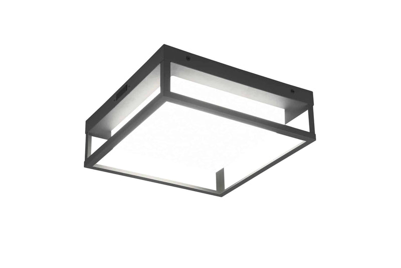 Trio Witham Plafón de exterior LED de metal antracita 677860142