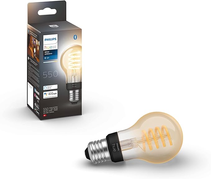 Philips Hue White Ambiance Bombilla Filamento LED E27 7W 550 lm A60 929002477501