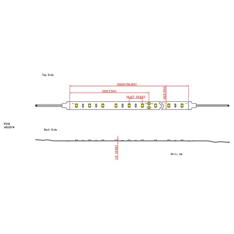 Mantra Tiras Led Strips TIRA 24V 9,6w/m IP20 3000K ROLLO 5M  7361