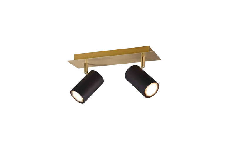 Trio Marley Foco de metal schwarz-gold 802400280