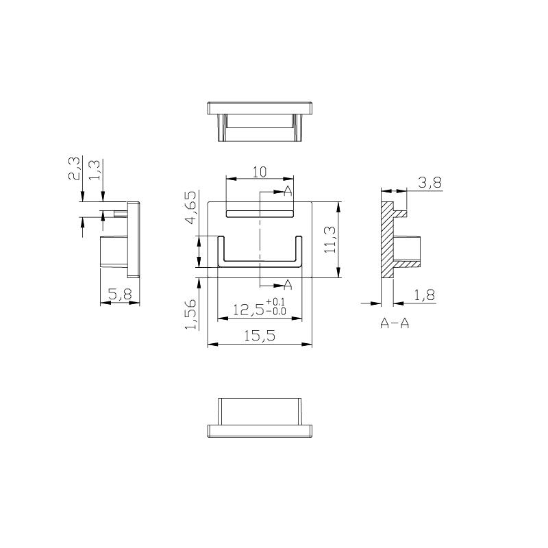 Mantra Tiras Led Strips  gris 8069