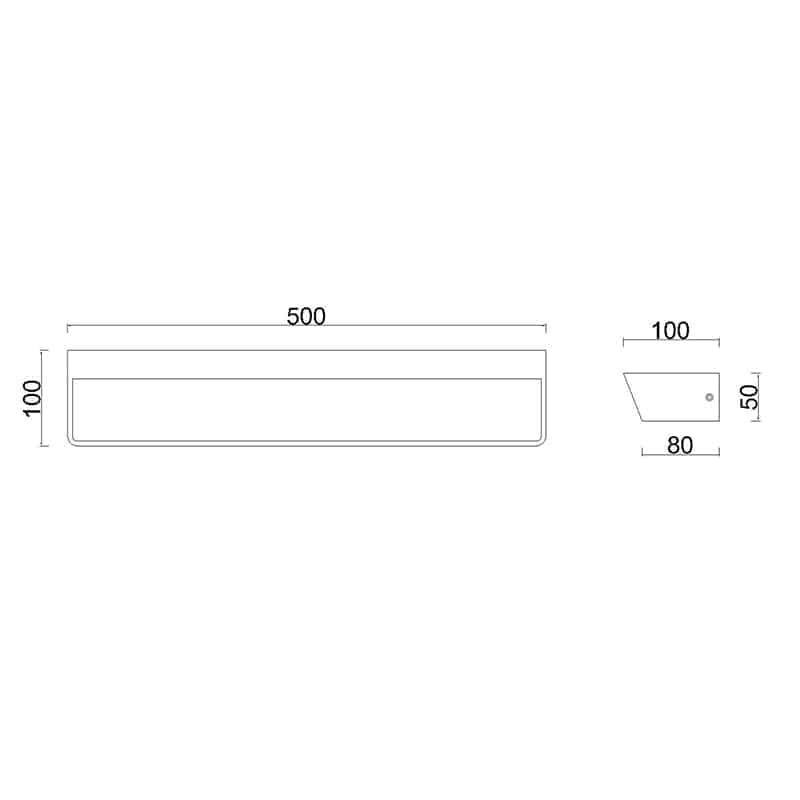 Mantra Altea Aplique LED 40W 4000K blanco 8095