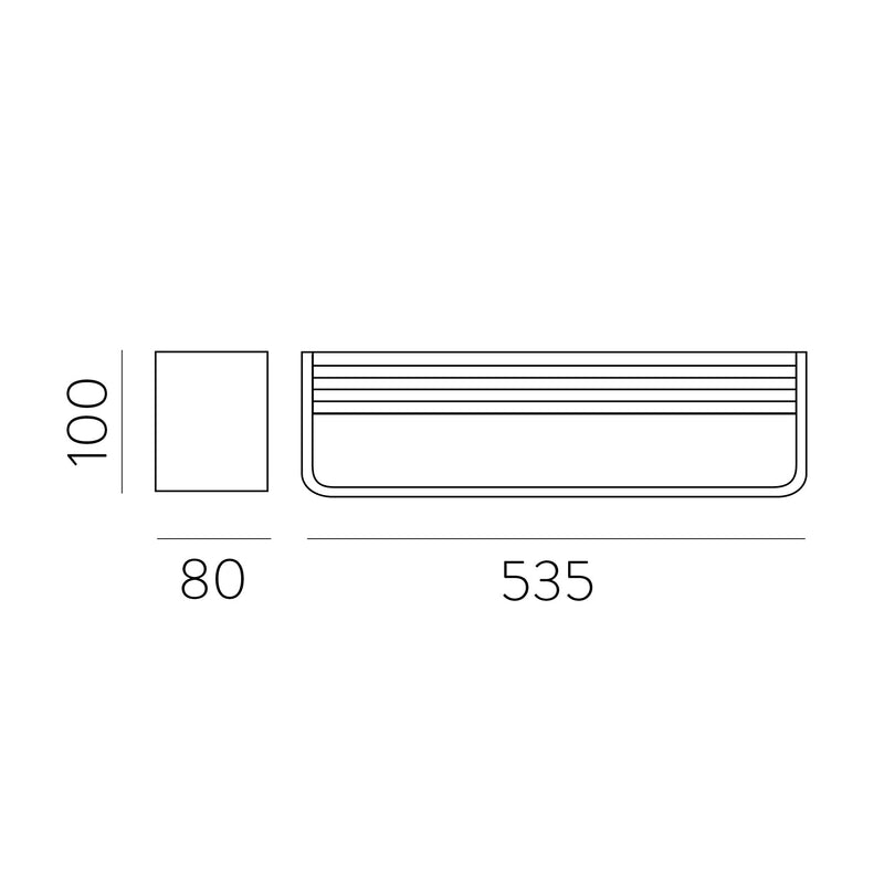 ACB Icon Aplique 16/3089-50 Blanco texturado, LED 32W 3162lm, CRI90 CL.II, LED integrado, Kelvin 2700K-3000K Slide Switch A3089470B