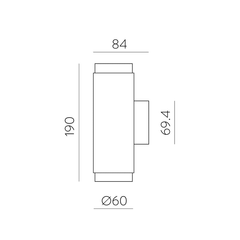 ACB Lux Aplique 16/3989-2 Oro Técnico/Negro, LED COB 2x6W 3000K 1240lm, CRI90 CL.I, LED integrado A3989100ON