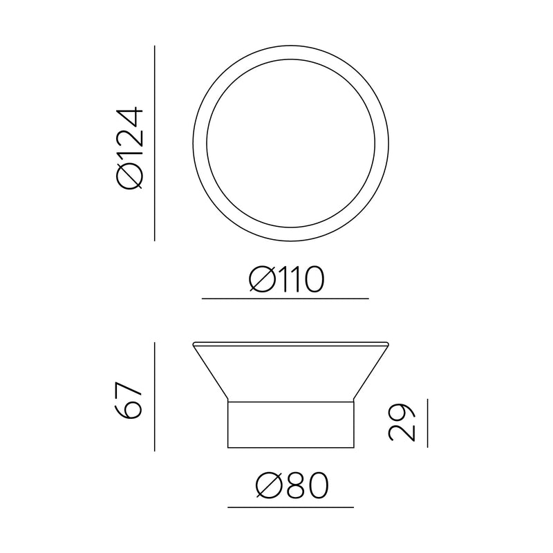 ACB Yes Aplique 16/3993 Blanco, LED 4W 2700K 315lm, CRI90 CL.I IP65, LED integrado A3993090B