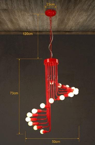 Ava - Modern Nordic Spiral Chandelier