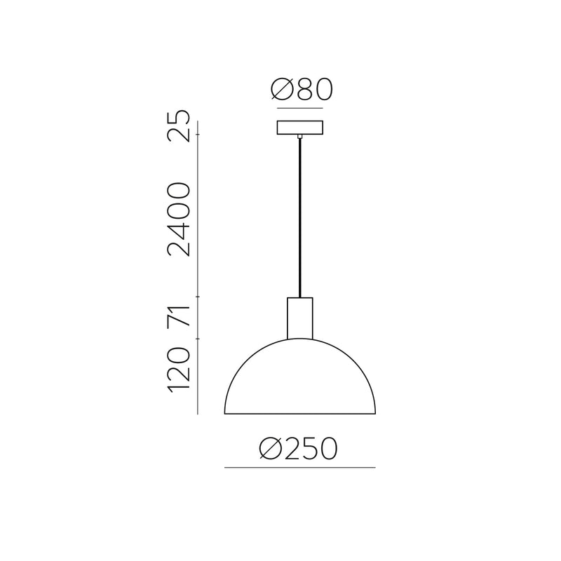 ACB Tiga Colgante 3707/25 Blanco texturado, LED E27 15W, CL.I C3707080B