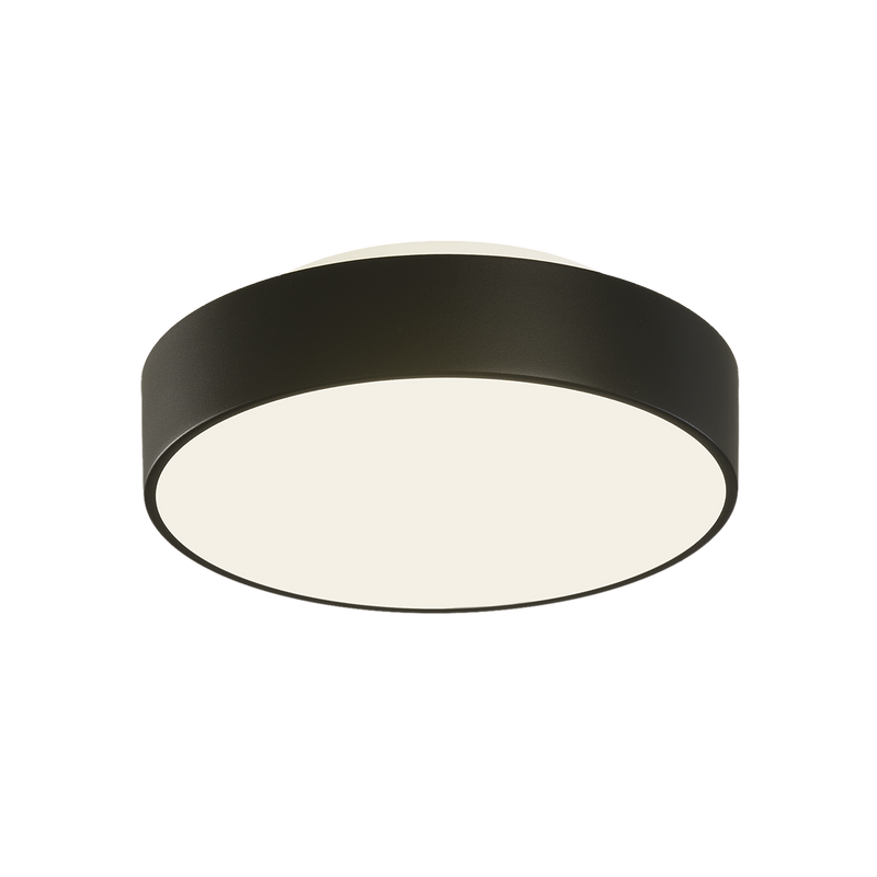 ACB Dins Plafón 395/26 Negro Mate, LED E27 2x15W, CL.II IP44 P03952N