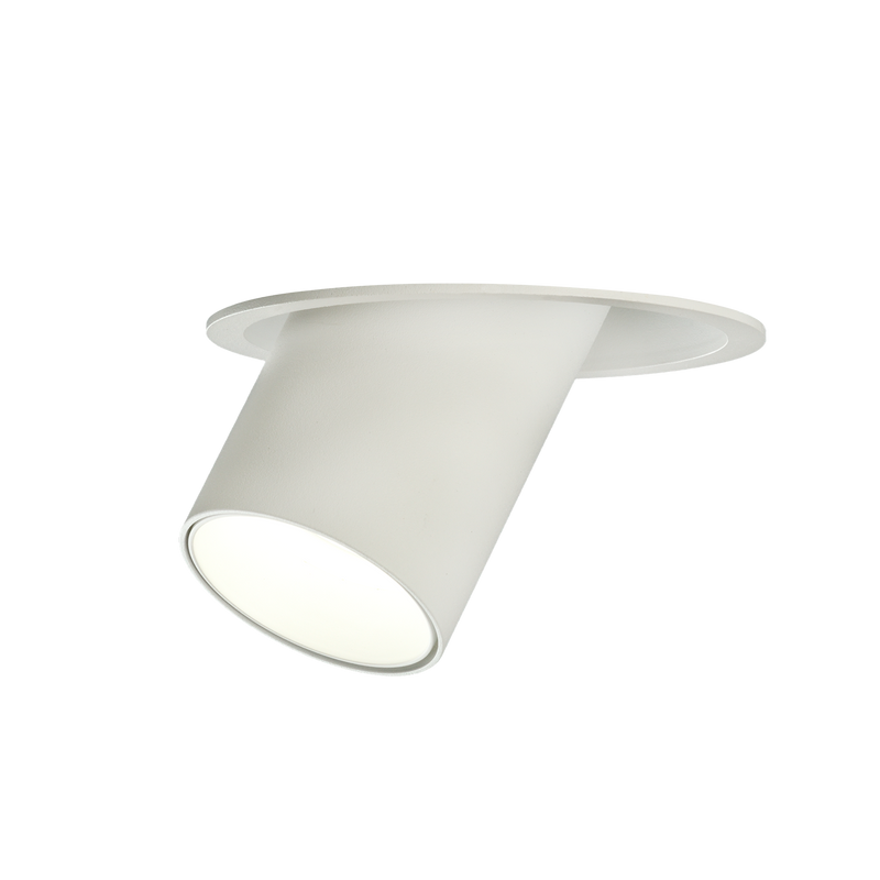 ACB Gina Empotrable 3874 Blanco texturado, LED GU10 8W, CL.II, Orientable E3874080B