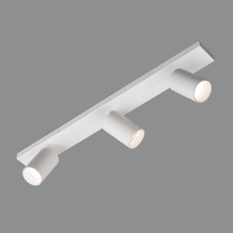 ACB Gina Plafón 3874/R3 Blanco texturado, LED GU10 3x8W, CL.I, Orientable P3874R30B