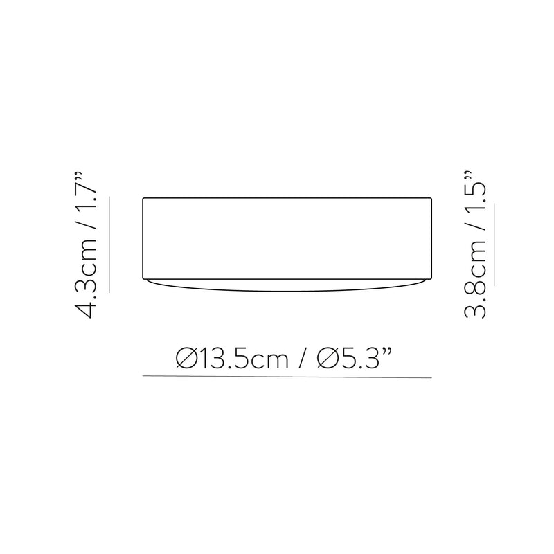 ACB Gregal Módulo Led 2520/52 Negro, LED 18W 1800lm, CRI80 CL.II, Regulador Kelvin step 3000-4000-6500 K2002030N