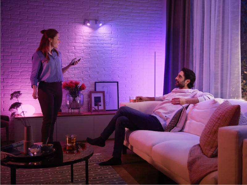 Philips Bombilla inteligente LED HUE GU10 4,3W White + Color 339880