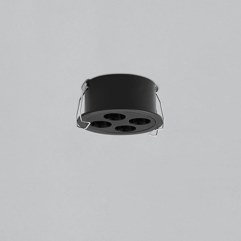 ACB Invisible Empotrable 3980/85 Circular Negro Texturado, LED 9W 3000K 680lm, CRI90 CL.II, LED integrado E3980201N