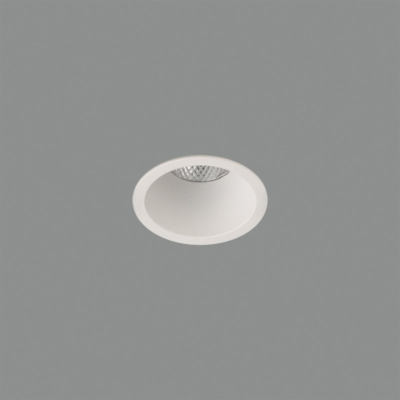 ACB Kidal Empotrable 3771/6 Blanco texturado, LED COB 5W 3000K 540lm, CRI90 CL.II IP44/IP20, LED integrado E3771200B