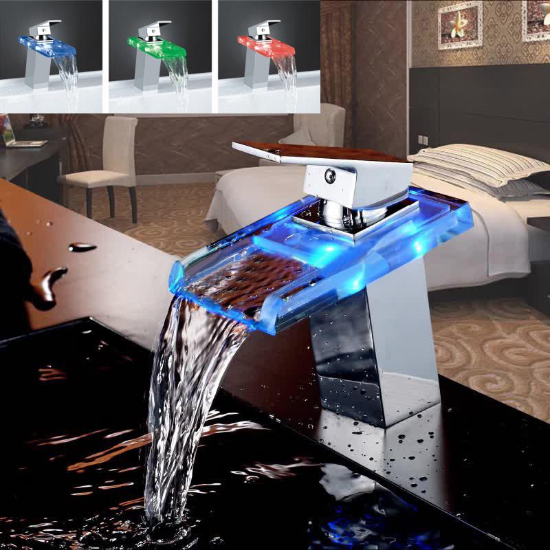 LED Temperature Color Changing Faucet